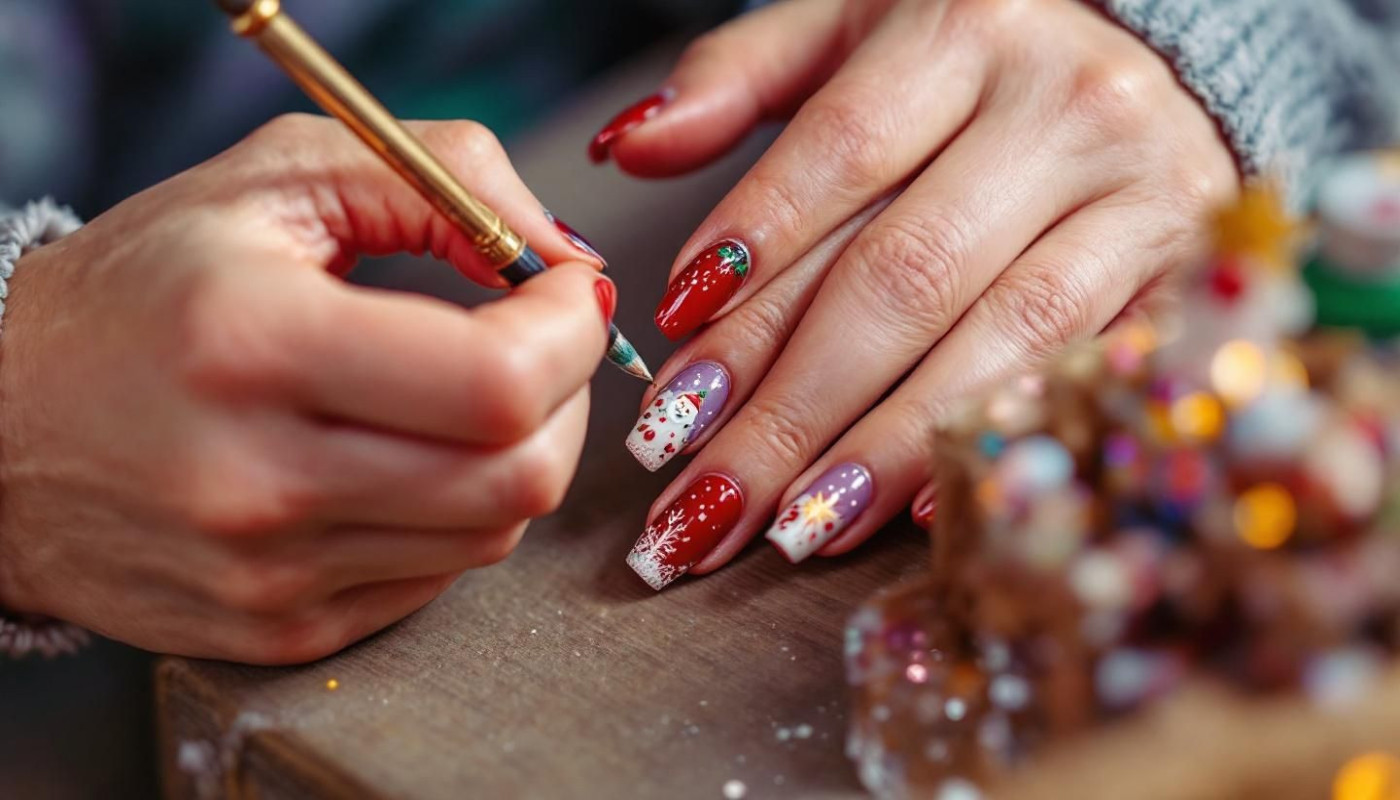 Comment transformer vos ongles en œuvre d'art pour Noël ?